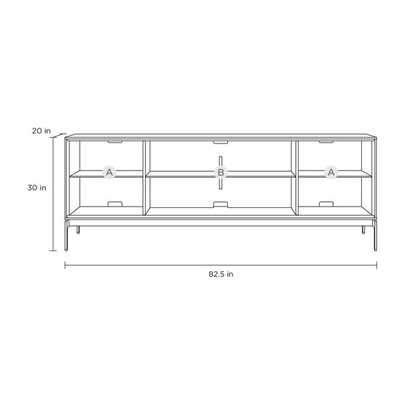 Elements Cabinet with Console Base