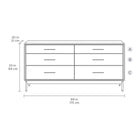 Linq 6 Drawer Dresser