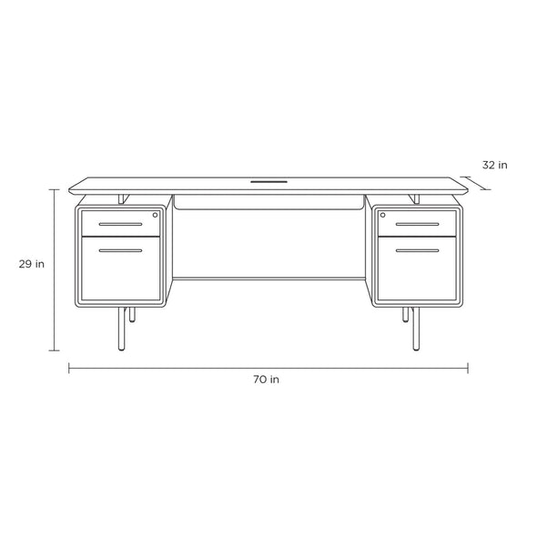 LINQ Office Executive Desk