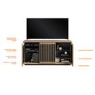 Profile 3-Door Media Storage Console