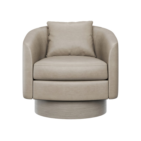 Camino Upholstered Swivel Lounge Chair