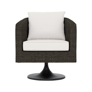 Newport Outdoor Wicker Swivel Chair