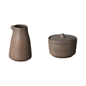 Kumi Stoneware Creamer and Sugar Bowl