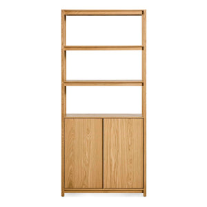 Open Plan Tall Bookcase with Storage