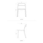 Trim Armless Dining Chair