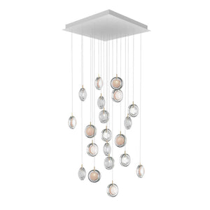 Lens Square LED Chandelier