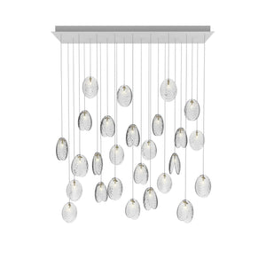 Mussels Rectangle LED Chandelier