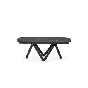 Cartesio Curved Extendable Dining Table