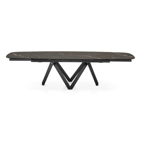 Cartesio Curved Extendable Dining Table