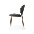 Inès Upholstered Dining Chair with Metal Base