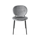 Inès Upholstered Dining Chair with Metal Base