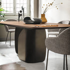 Twins Curved Dining Table