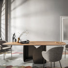 Twins Curved Dining Table