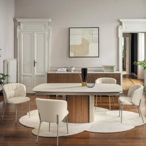 Yoroi Curved Extendable Dining Table