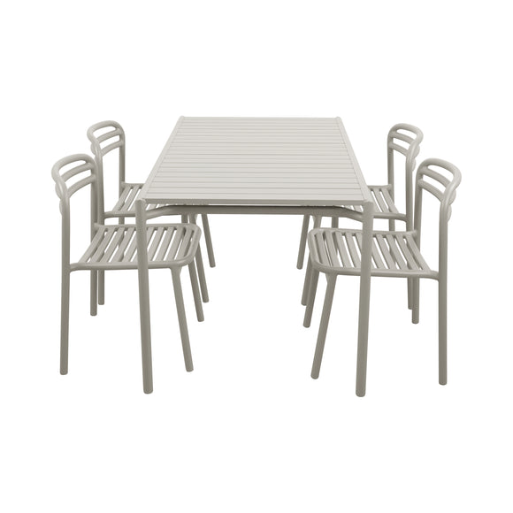 Bliss Outdoor Rectangular Dining Table Set