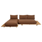 Sticks Platform Sofa with Chaise Lounge