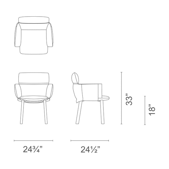 Lud'ina Dining Armchair