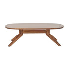 Cross Oval Coffee Table