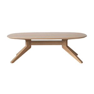 Cross Oval Coffee Table