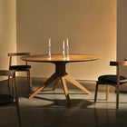 Cross Round Dining Table