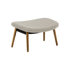 Ella Ottoman with Wood Legs