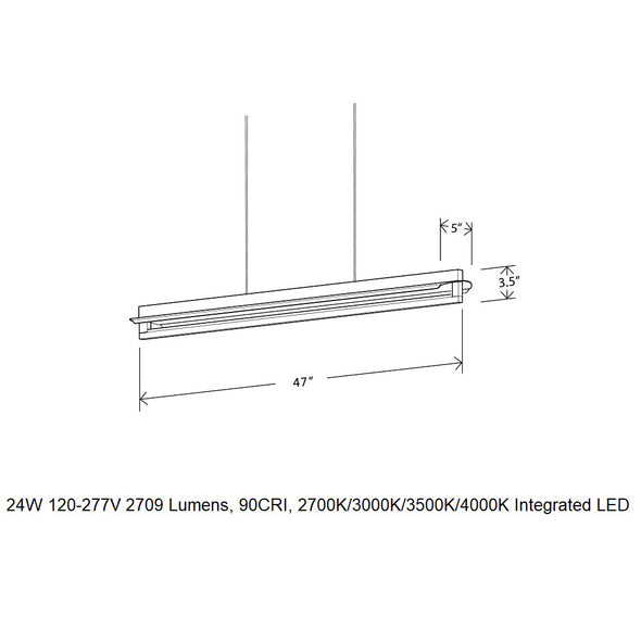 Nubis Linear LED Pendant Light