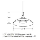 Volo LED Pendant Light