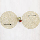 Metallic Lace Round Table Mat (Set of 4)