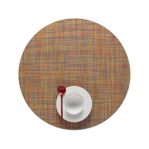 Mini Basketweave Round Placemat (Set of 4)