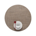 Mini Basketweave Round Placemat (Set of 4)