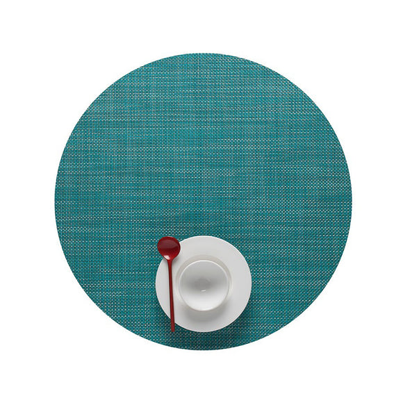 Mini Basketweave Round Placemat (Set of 4)