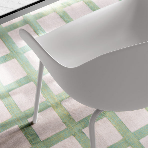 Academy Dining Armchair with Tube Base