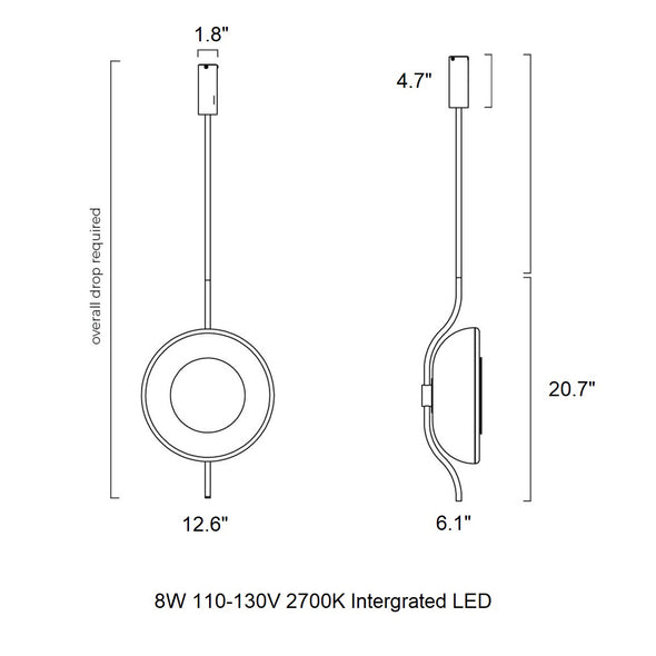 Pendulum LED Pendant Light