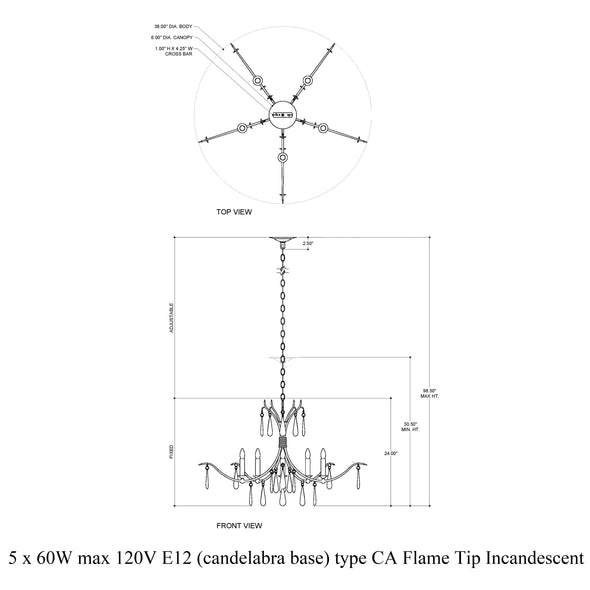 Marshallia Chandelier