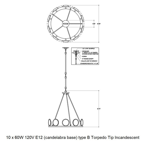 MarjieScope Chandelier