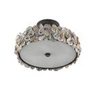 Oyster Shell Semi Flush Mount