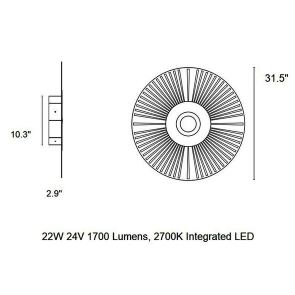 Atmos Eclat LED Wall Light