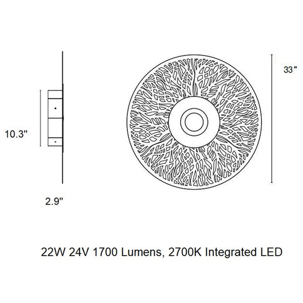 Atmos Racine LED Wall Light