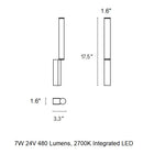 Signal Single LED Wall Light