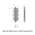 Strate Score LED Wall Sconce