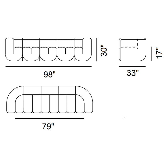 DS-707 Canada 4 Seater Sofa