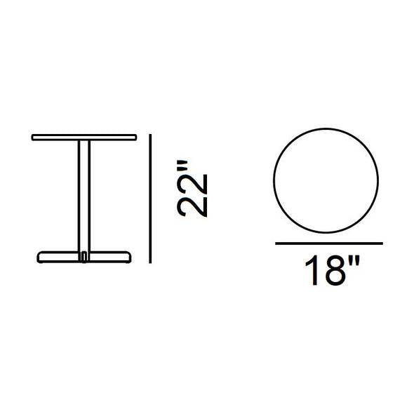 DS-888 Collina Indoor/Outdoor Side Table