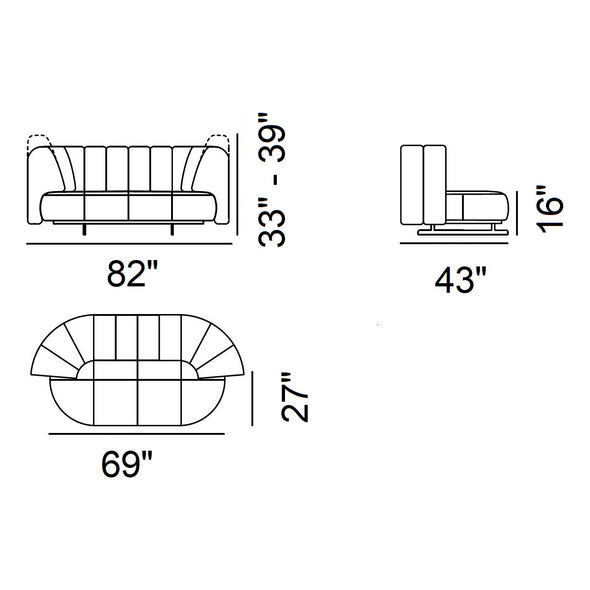 DS-888 Collina Indoor Sofa