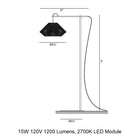 Koord Hanging Outdoor LED Floor Lamp