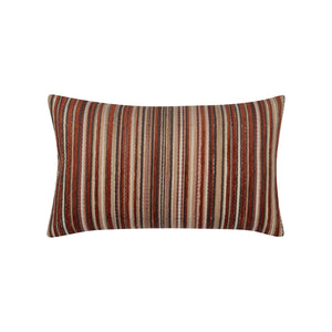 Lush Velvet Spice Stripe Outdoor Pillow