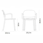 1 Inch Aluminum Armchair