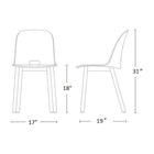 Alfi Aluminum High Back Chair