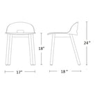 ALFI Low Back Chair