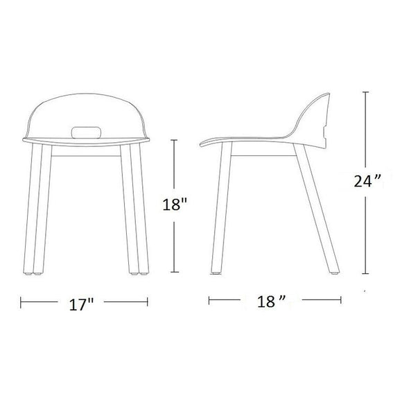 ALFI Low Back Chair