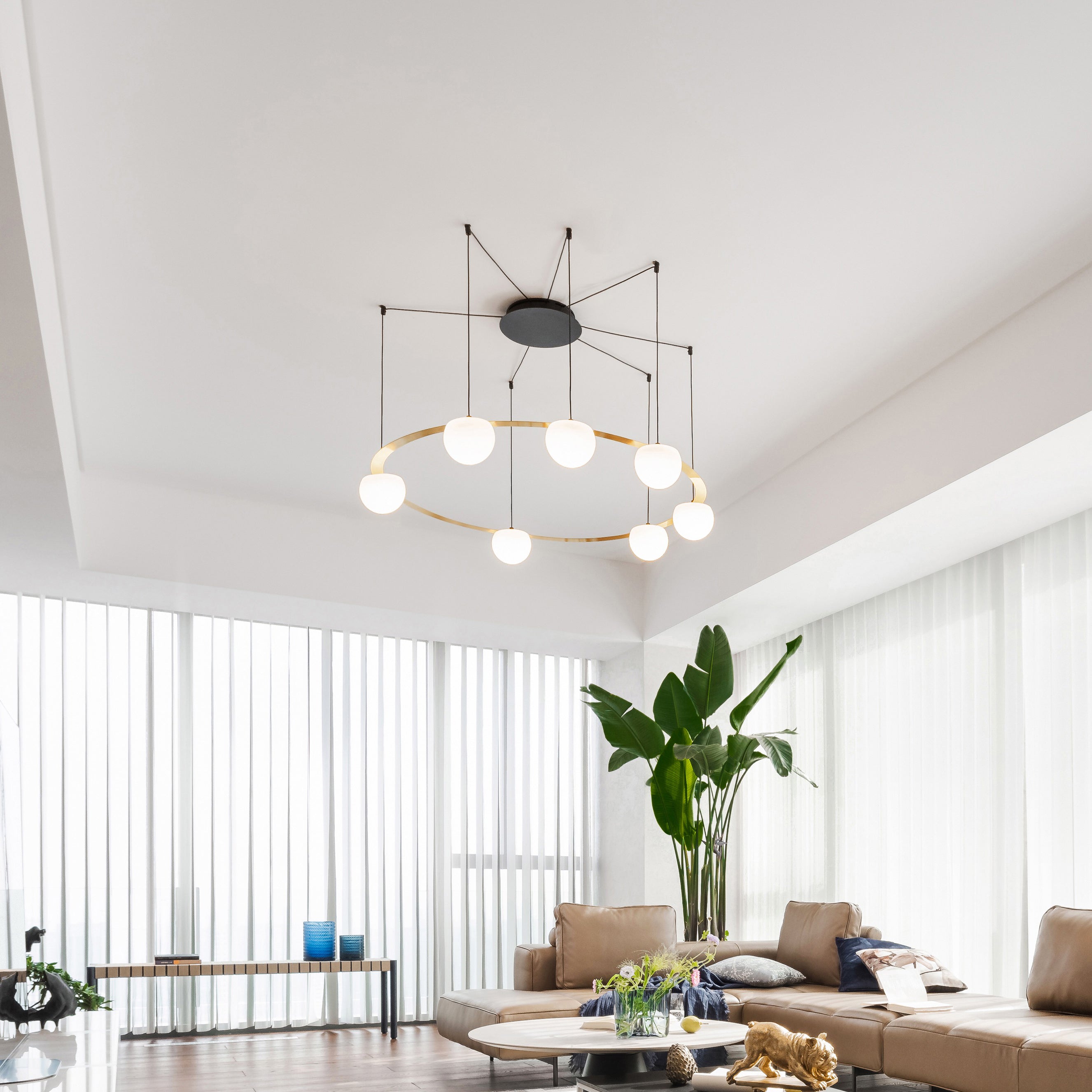 Estiluz Circ Round LED Pendant Light - 2Modern